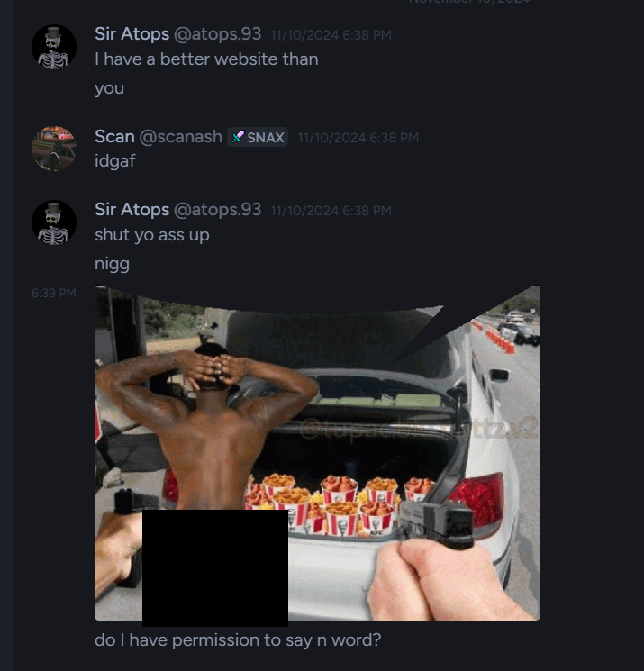 I blurred it.